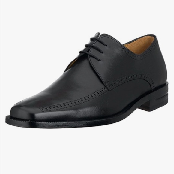 MEZLAN Made in Spain DAVINCI Square Toe Oxford in Black Size 12 M NWOB